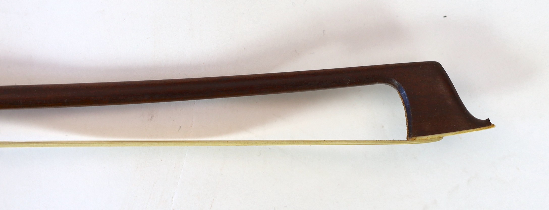 A 19th century Saxon cello, length of back 72.5 cm, soft case